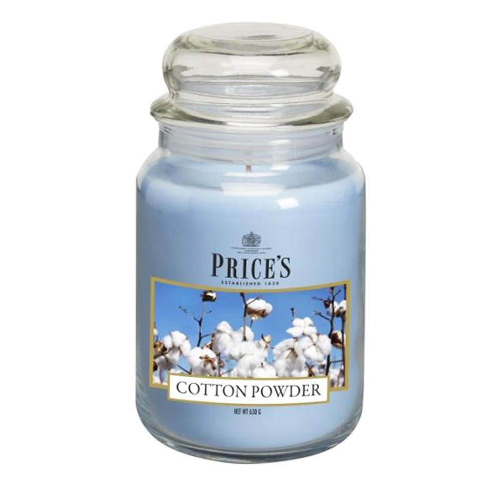 Price's Cotton Powder Large Jar Candle £14.99